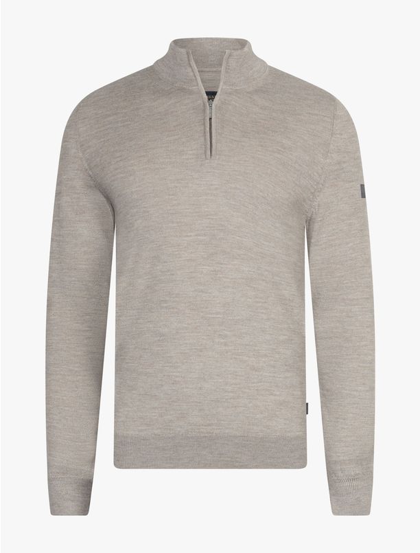 Merino Half Zip Trui