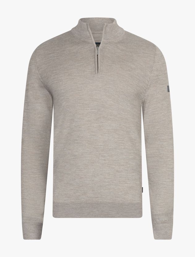 Merino Half Zip Trui