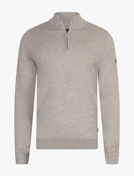 Merino Half Zip Trui