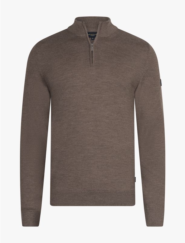 Merino Half Zip Trui