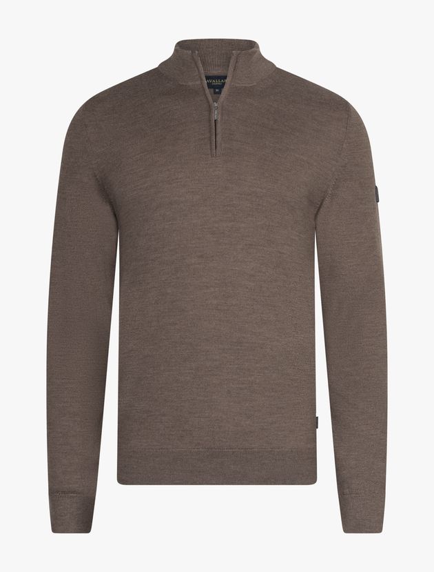 Merino Half Zip Trui