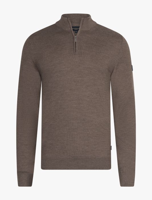 Merino Half Zip Trui