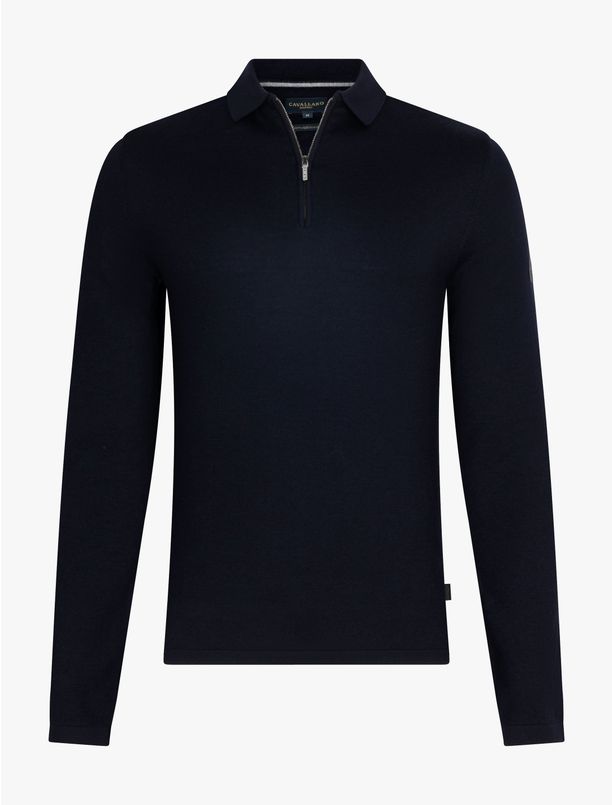 Merino Zip Poloshirt