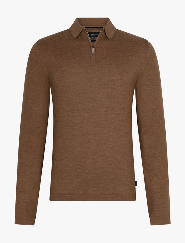 Merino Zip Poloshirt