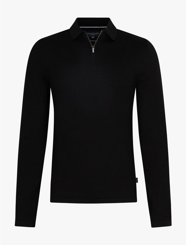 Merino Zip Poloshirt