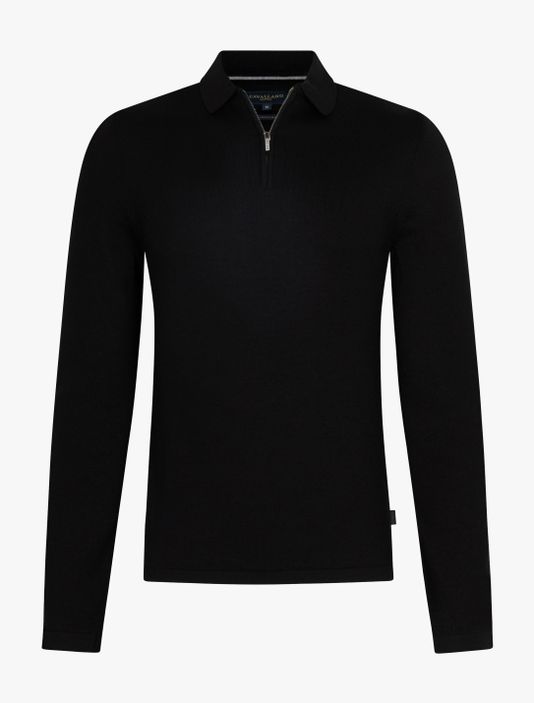 Merino Zip Poloshirt