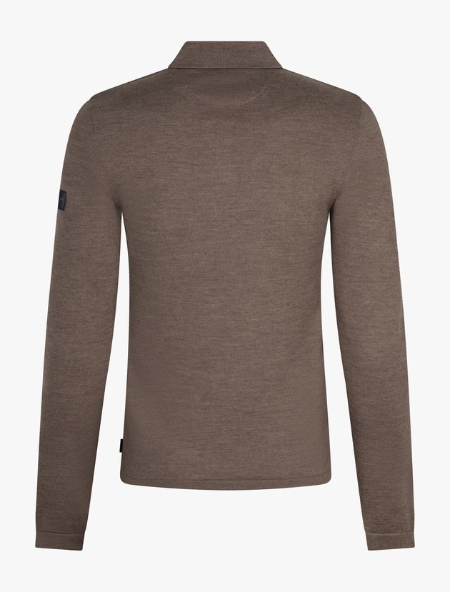 Merino Zip Poloshirt