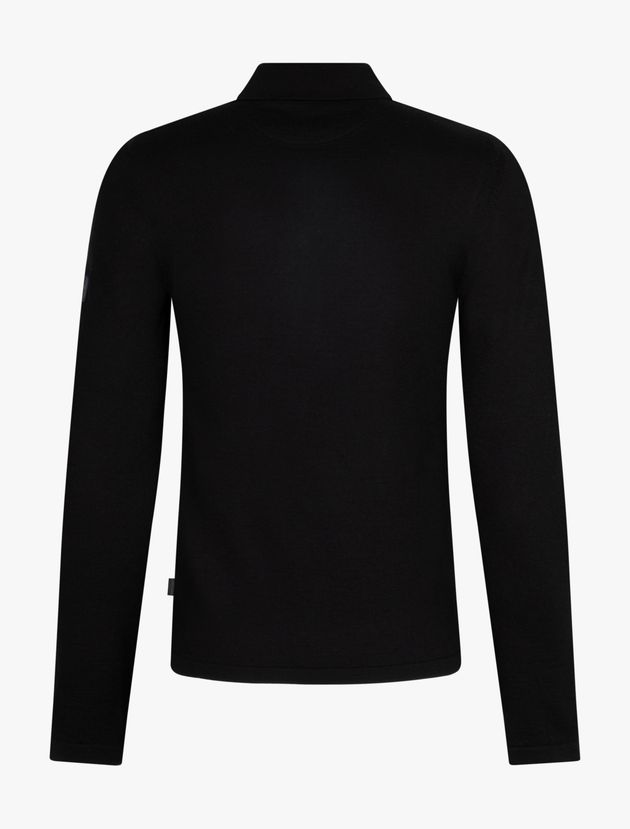 Merino Zip Poloshirt