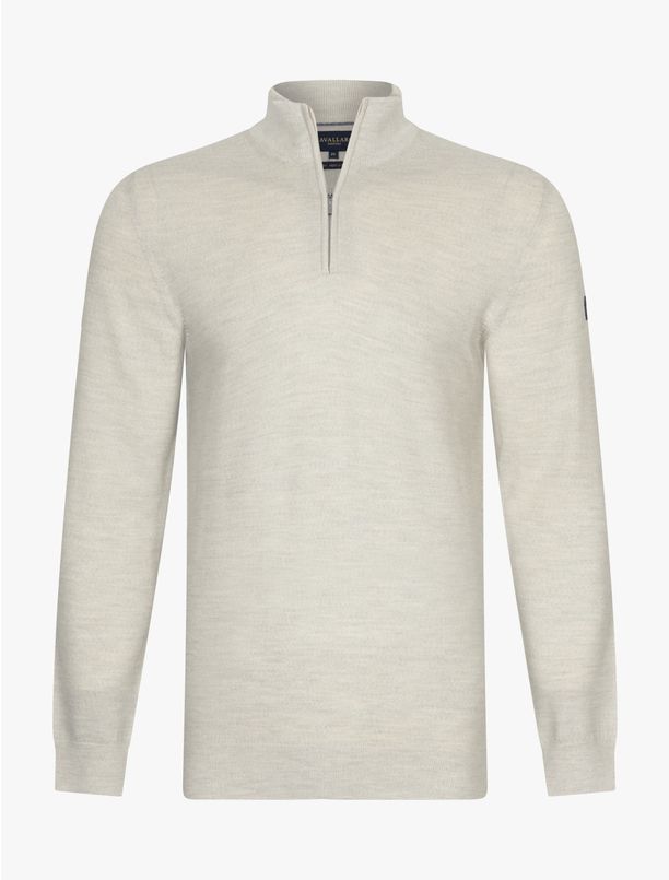Merino Half Zip Trui