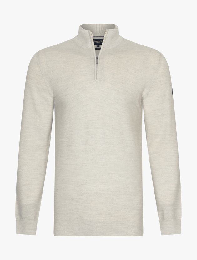 Merino Half Zip Trui