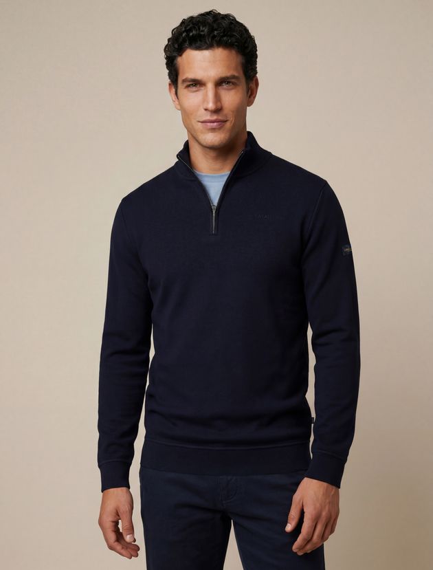 Diagono Half Zip Sweater