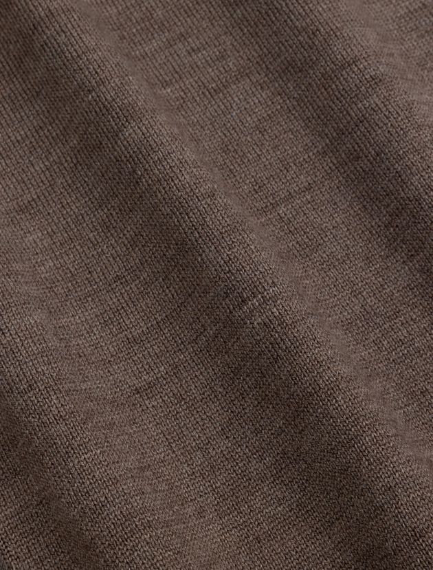 Merino Zip Poloshirt